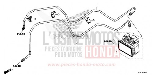 BRAKE PIPE CBR500RAF de 2015